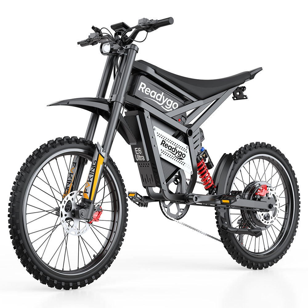 Readygo E6 Ultra Electric Bicycle 3000W Brushless Gearless Motors 60V30AH Lithium Battery Speed 85Kmh Adult Off Road Ebike