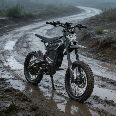 Readygo | BIBUFF GT600 72V30AH Electric Dirt Bike 7500W Peak Power 80KM/H (50MPH) Max Speed Full Suspension Off-Road E-Bike for Adults/Teens
