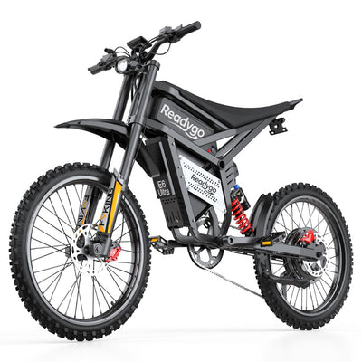 Readygo E6 Ultra Electric Bicycle 3000W Brushless Gearless Motors 60V30AH Lithium Battery Speed 85Kmh Adult Off Road Ebike