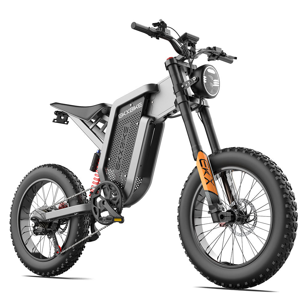 EKXBike X21 Adults Electric Bike 2000W 48V35AH 55km/h Samsung Battery Snow Electric Motorcycles 20“*4.0 Off Road Tyre Mountain Ebike