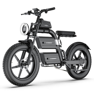 Odeway E20 Dual Battery Electric Bike 20 Inch Fat Tire Off Road Ebike 2000W 60V Powerful Mountain Electric Bicycle