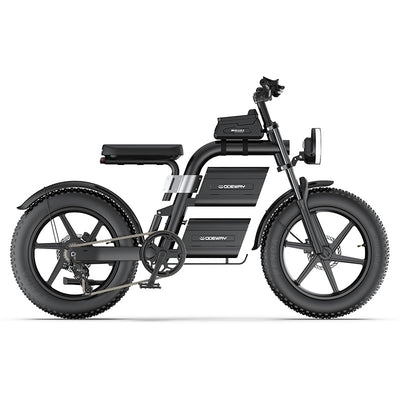 Odeway E20 Dual Battery Electric Bike 20 Inch Fat Tire Off Road Ebike 2000W 60V Powerful Mountain Electric Bicycle