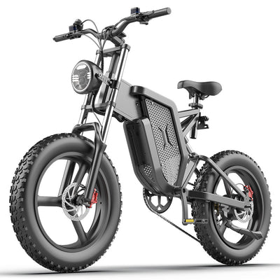 EKXBike X20 Electric Bike Mountain Moped Ebike 20 Inch Fat Tire 2000W 48V 35AH Men's Road EBike Electric Bicycle For Adults E Bikes