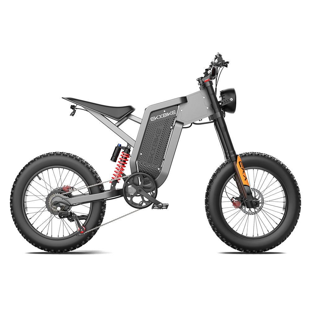 EKXBike X21 Adults Electric Bike 2000W 48V35AH 55km/h Samsung Battery Snow Electric Motorcycles 20“*4.0 Off Road Tyre Mountain Ebike