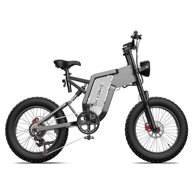 EKXBike X20 Electric Bike Mountain Moped Ebike 20 Inch Fat Tire 2000W 48V 35AH Men's Road EBike Electric Bicycle For Adults E Bikes