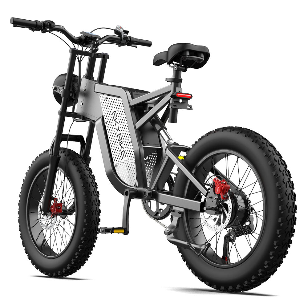 EKXBike X20 Electric Bike Mountain Moped Ebike 20 Inch Fat Tire 2000W 48V 35AH Men's Road EBike Electric Bicycle For Adults E Bikes