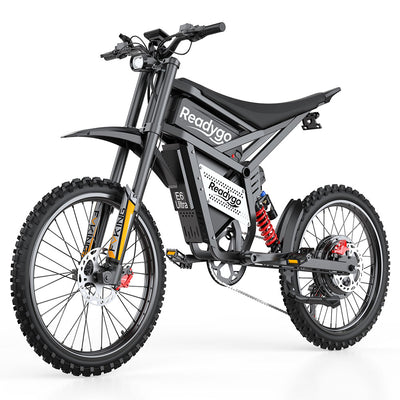 Readygo E6 Ultra Electric Bicycle 3000W Brushless Gearless Motors 60V30AH Lithium Battery Speed 85Kmh Adult Off Road Ebike