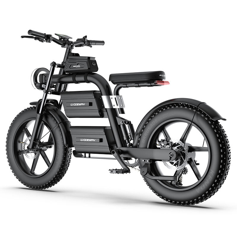 Odeway E20 Dual Battery Electric Bike 20 Inch Fat Tire Off Road Ebike 2000W 60V Powerful Mountain Electric Bicycle