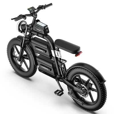 Odeway E20 Dual Battery Electric Bike 20 Inch Fat Tire Off Road Ebike 2000W 60V Powerful Mountain Electric Bicycle