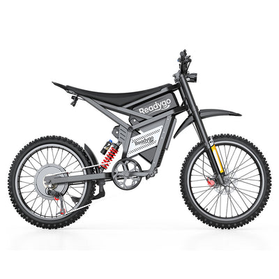 Readygo E6 Ultra Electric Bicycle 3000W Brushless Gearless Motors 60V30AH Lithium Battery Speed 85Kmh Adult Off Road Ebike