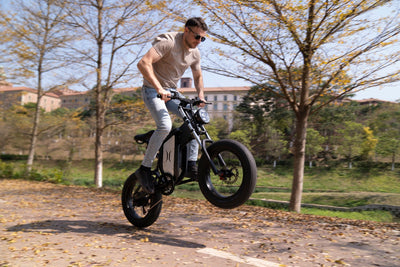 EKXBike X20 Electric Bike Mountain Moped Ebike 20 Inch Fat Tire 2000W 48V 35AH Men's Road EBike Electric Bicycle For Adults E Bikes