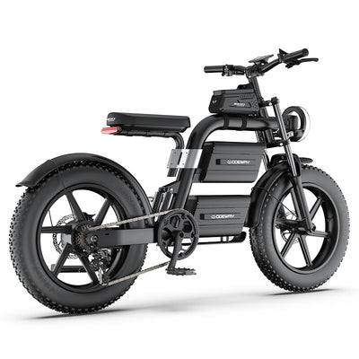Odeway E20 Dual Battery Electric Bike 20 Inch Fat Tire Off Road Ebike 2000W 60V Powerful Mountain Electric Bicycle