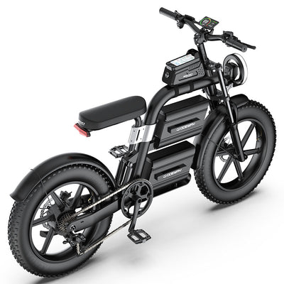 Odeway E20 Dual Battery Electric Bike 20 Inch Fat Tire Off Road Ebike 2000W 60V Powerful Mountain Electric Bicycle