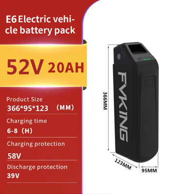 EKXBike Electric Bike Battery Pack for X20 | X21 | X21 Max | GTS | E6